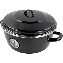 Каструля з термометром Vitrinor Dutch Oven 26 см 5 л чорна (2111692) - мініатюра 2
