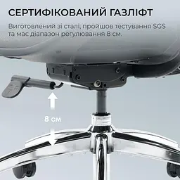 Ігрове крісло Sihoo DORO S100 Mesh Black (S100-M301) - мініатюра 12