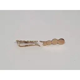 Золоті сережки-кафи KievGold. 2004069101 - мініатюра 2