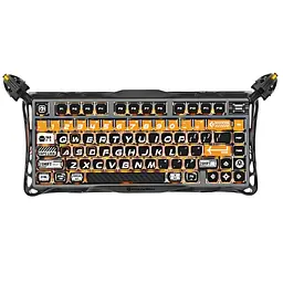 Клавіатура GravaStar Mercury K1 Pro 80keys Kailh Speedy Mint BT/WL/USB RGB CyberFlare (GSK1PRO_BO_BLK)
