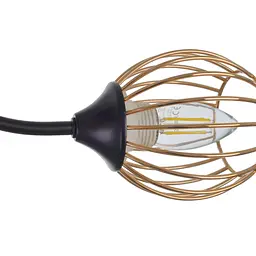 Люстра Brille лофт стельова E27 60W BK (BL-967C/3) - мініатюра 2