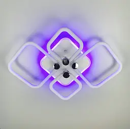 Світильник з LED кільцями, що розсіює світло на 360° Line.F A 2837/2+2 RGB LED - мініатюра 7