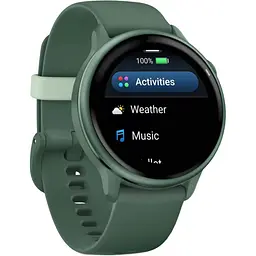 Смарт-годинник Garmin Vivoactive 6 Metallic Jasper Green with Jasper Green Band [010-02985-02] [137233] - мініатюра 3