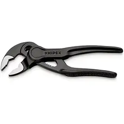 Кліщі сантехнічні переставні високотехнологічні, Ø28мм Cobra KNIPEX XS 87 00 100 BK, фосфат - мініатюра 2