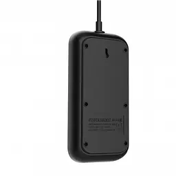 Мережевий фільтр подовжувач 6 розеток з 4 USB 2м із захистом та заземленням чорний LDNIO SE 6403 2500W 10A - мініатюра 7