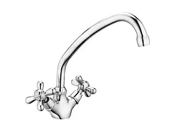Змішувач HAIBA на мийку хром DOMINOX 271 ГАЙКА