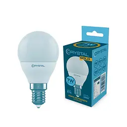 Лампа Crystal світлодіодна куля Кристально-золотистий 7W E14 4000K G45-023