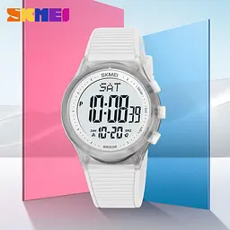 Наручний годинник чоловічий Skmei 1980 White, 1980WT (18470) - мініатюра 3