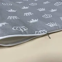 Сповивальний матрац на дитячий комод пеленатор або пеленальний столик м'який з бортами синтепон знімний універсальний розмір 70*55 см BST сіро-білий - мініатюра 4
