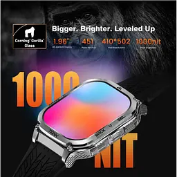 Смарт-годинник тактичний Kospet Tank M3 Silver (KTM0003S) - мініатюра 5
