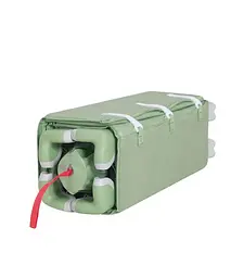 Манеж дитячий ігровий з матрацом і сумкою для транспортування Piccolo Ash Grey 125*65 см CARRELLO сірий - мініатюра 10