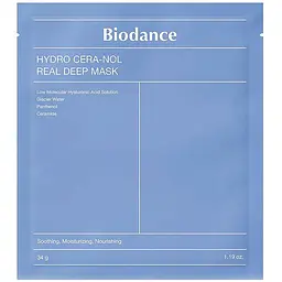 Нічна гідрогелева маска з керамідами Biodance Hydro Cera-nol Real Deep Mask 1 шт.