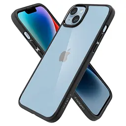 Чохол оригінальний протиударний Spigen Ultra Hybrid Crystal для iPhone 14 Plus/15 Plus (6.7") Matte Black - мініатюра 3