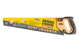 Ножівка ручна MasterTool по дереву 450 мм 7T х 1" потрійне заточування з тефлоновим покриттям - мініатюра 3