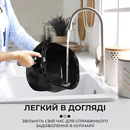 Аерогриль-фритюрниця SOKANY SK-10024 на 6,5 л з терморегулятором, чорний Sokany SK10024 - мініатюра 9