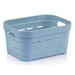 Кошик Idea Home Pyramid без кришки 3.8 л 24x17.5x12 см блакитний (00611 Blue)