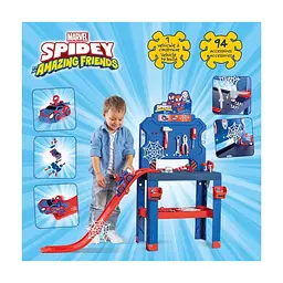 Игровой набор Smoby Спиди. Мастерская с машинкой, 94 аксессуары (7600360742) - миниатюра 4