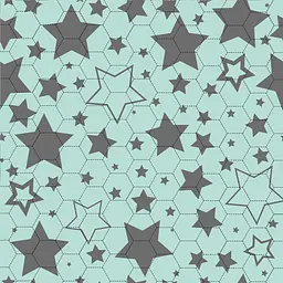 Багаторазова пелюшка Pelushka Mint Stars 60х60 см - мініатюра 2