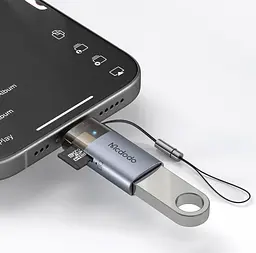 Адаптер Mcdodo USB-C to USB-A 3.0 Transfer Adapter Чорний - мініатюра 3