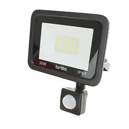 Світлодіодний прожектор Brille з датчиком руху HL-19P/30W NW IP65