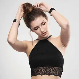 Браслети-наручники Plasir Nacre чорні перли Bijoux Indiscrets - мініатюра 3