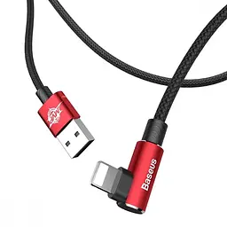 Кабель Baseus MVP Elbow L Shape Cable USB to Lightning 1.5A 2m CALMVP-A09 Red - мініатюра 2