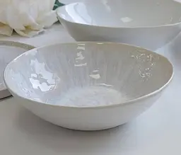 Салатник Olens Уайт стоун 101-0283 17.5х5.5 см 600 мл білий - мініатюра 2