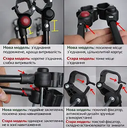 Підніжка-подовжувач 21 см для коляски Yoya 175 A+ колір Чорний KT8002901 - мініатюра 2