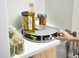 Багаторівневий органайзер, що обертається Joseph Joseph Cupboard Store із заднім відсіком сірий (85195) - мініатюра 9