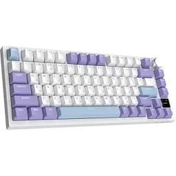 Клавіатура Ajazz AK820 Pro Gift Switch Purple RGB USB/Wireless/Bluetooth UA Purple (AK820PRO-G-PWB) - мініатюра 4