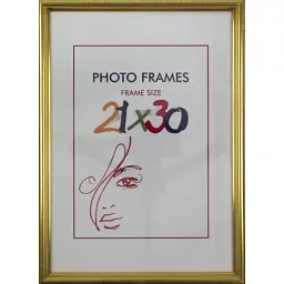 Фоторамка LA 21х30 золото (18) LA-1-007