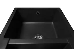 Кухонна мийка гранітна Miraggio LaPas black 786x489x203 00207907, Чорний - мініатюра 2