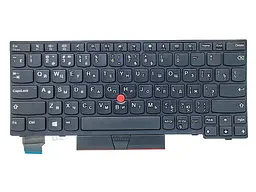 Клавіатура для Lenovo ThinkPad X280 (20KF 20KE) A285, X395, X390, X13 Gen 1, L13 gen 2 (RU Black) - мініатюра 3