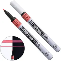 Маркер Pen-Touch Червоний флуоресцентний тонкий (FINE) 1 мм Sakura