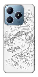 TPU чохол Demsky Dnipro spirit для Realme C63 4G