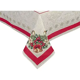 Скатертина Lefard Home Textile Corona Natale гобеленова 140х260 см (716-154) - мініатюра 3
