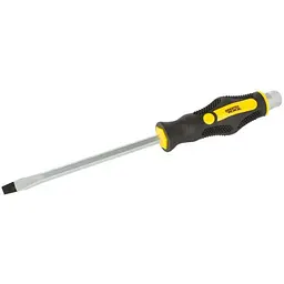 Викрутка ударна шліцева плоска Mastertool SL8 x 150мм HEX 49-6815
