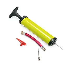 Насос ручний для м'ячів надувних виробів Pump NE-P-18Y жовтий
