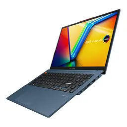 Ноутбук ASUS Vivobook S 15 K5504VA-MA381 15.6' 2.8K OLED, Intel i7-13700H, 16GB, F1TB, UMA, NoOS, Блакитний (90NB0ZK1-M00NB0) - мініатюра 2