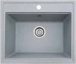 Кухонна мийка Romzha Patrat Seda RO44537, Сірий