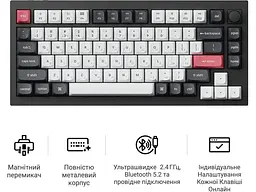 Клавіатура Keychron Q1 HE Gateron Magnetic Switch Black (Q1H-M1-UA) - мініатюра 7