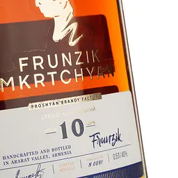 Коньяк Proshyan Frunzik 10 yo, 40%, 0,5 л - мініатюра 3
