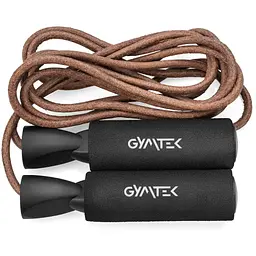 Скакалка Gymtek шкіряна з підшипниками 275см - мініатюра 2