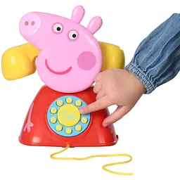 Іграшка-каталка на мотузочці Peppa Pig Телефон Пеппи (1684687) - мініатюра 5