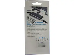 Адаптер Dynamode Dock-USB-TypeC-HDMI-USB3.0-RJ45 - мініатюра 8