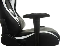 Геймерське крісло GT Racer чорне з білим (X-2534-F Black/White) - мініатюра 8