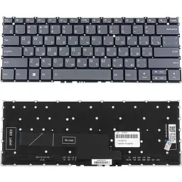 Клавіатура для ноутбука Lenovo (ThinkBook: 13x G2 IAP) rus чорний без фрейму підсвічування клавіш