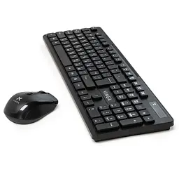 Комплект (Клавіатура та миша) Vinga KBSW-100 Wireless Black (KBSW-100) - мініатюра 2