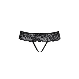 Мереживні стрінги Senia Thong black - Passion L/XL - мініатюра 5