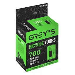 Камера для велосипеда Grey's 28'х1,5/1,6 (700х38с-40с) AV 48 мм (GR57038)